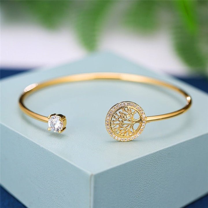 Bracciale regolabile elegante con motivo albero della vita per un look eccezionale