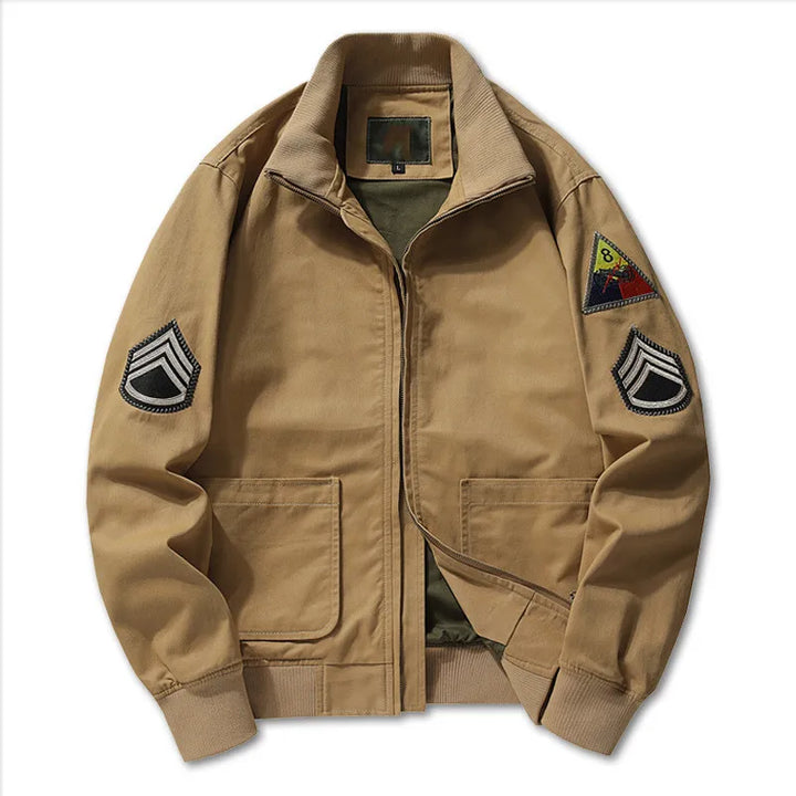 Finn Giacca Bomber in Cotone Stealth