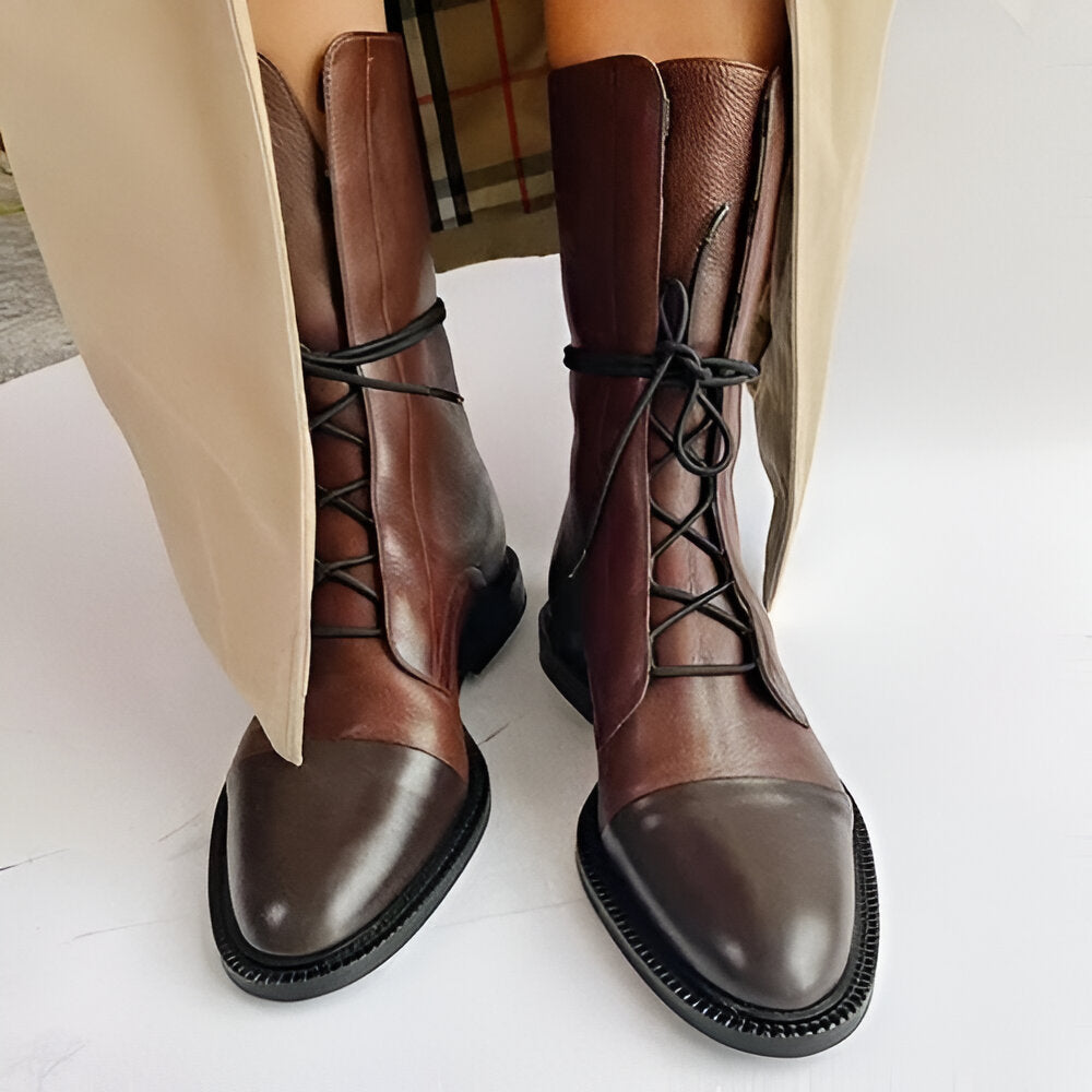 Isabella | Eleganti Stivali in Pelle con Tacco