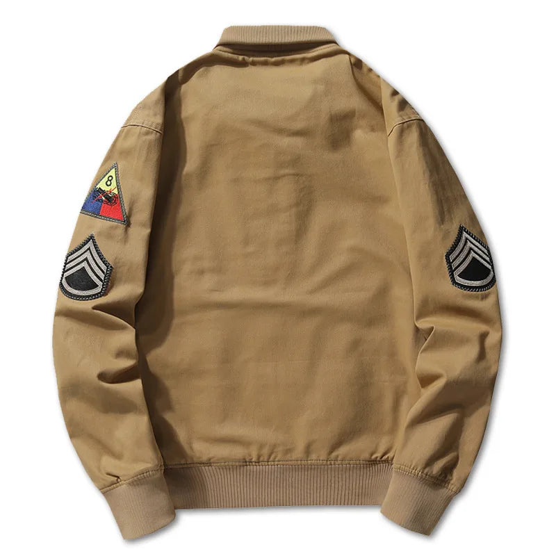 Finn Giacca Bomber in Cotone Stealth