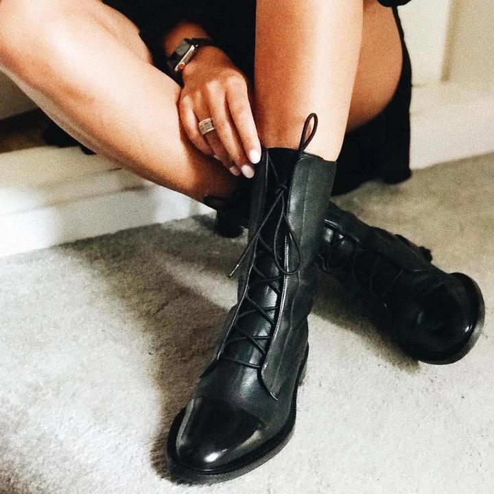 Isabella | Eleganti Stivali in Pelle con Tacco