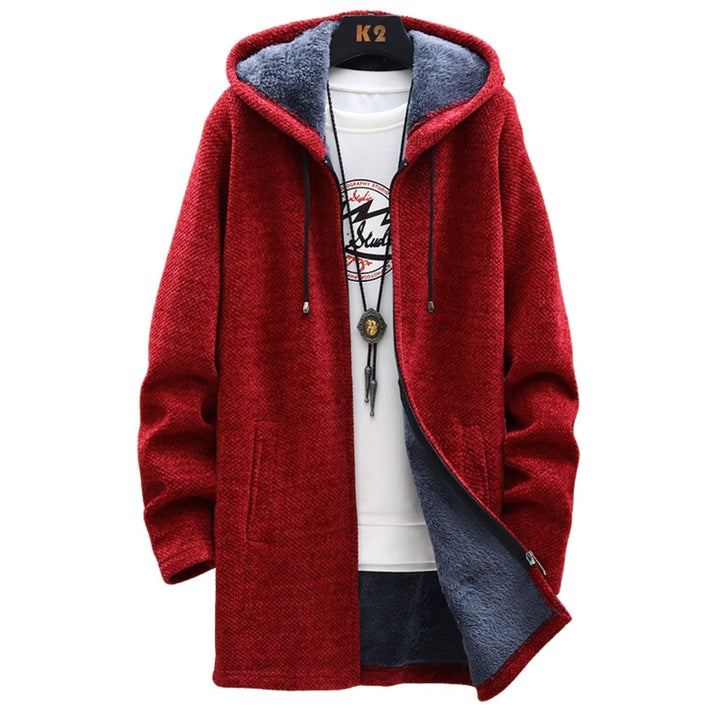 Levi™ | Giacca con Cappuccio Foderata in Pile da Uomo