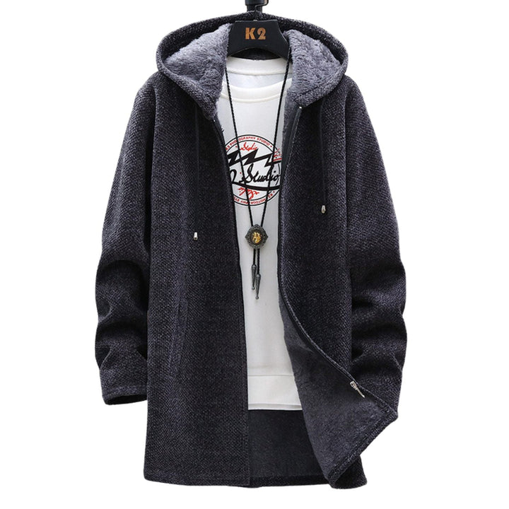 Levi™ | Giacca con Cappuccio Foderata in Pile da Uomo