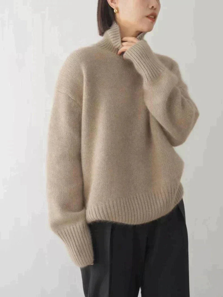 Elena | Maglione in Cashmere a Collo Alto