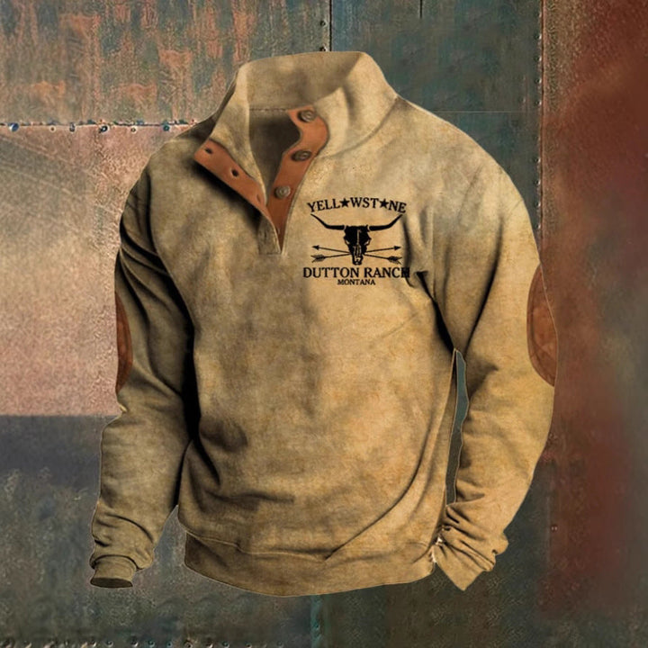 Buffalo | Maglione in pile casual con fodera termica