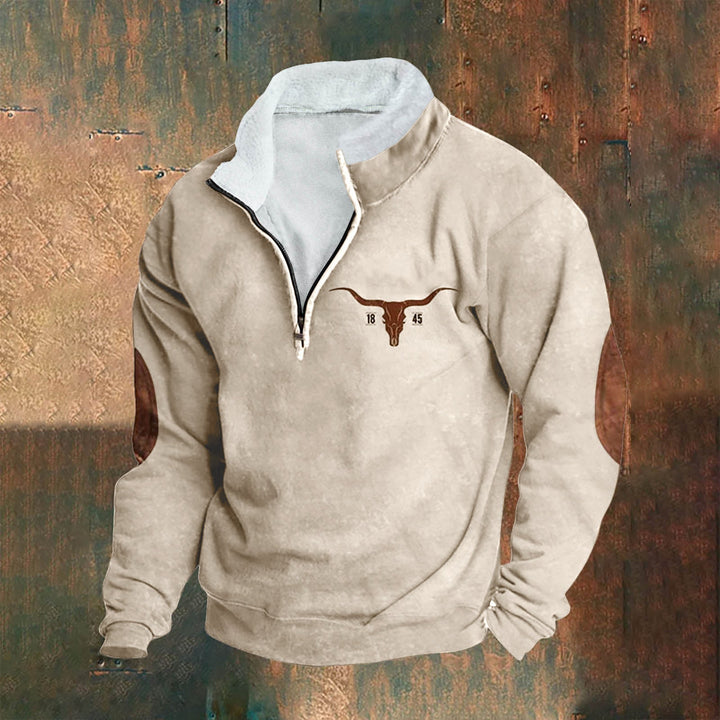 Buffalo | Maglione in pile informale con fodera termica