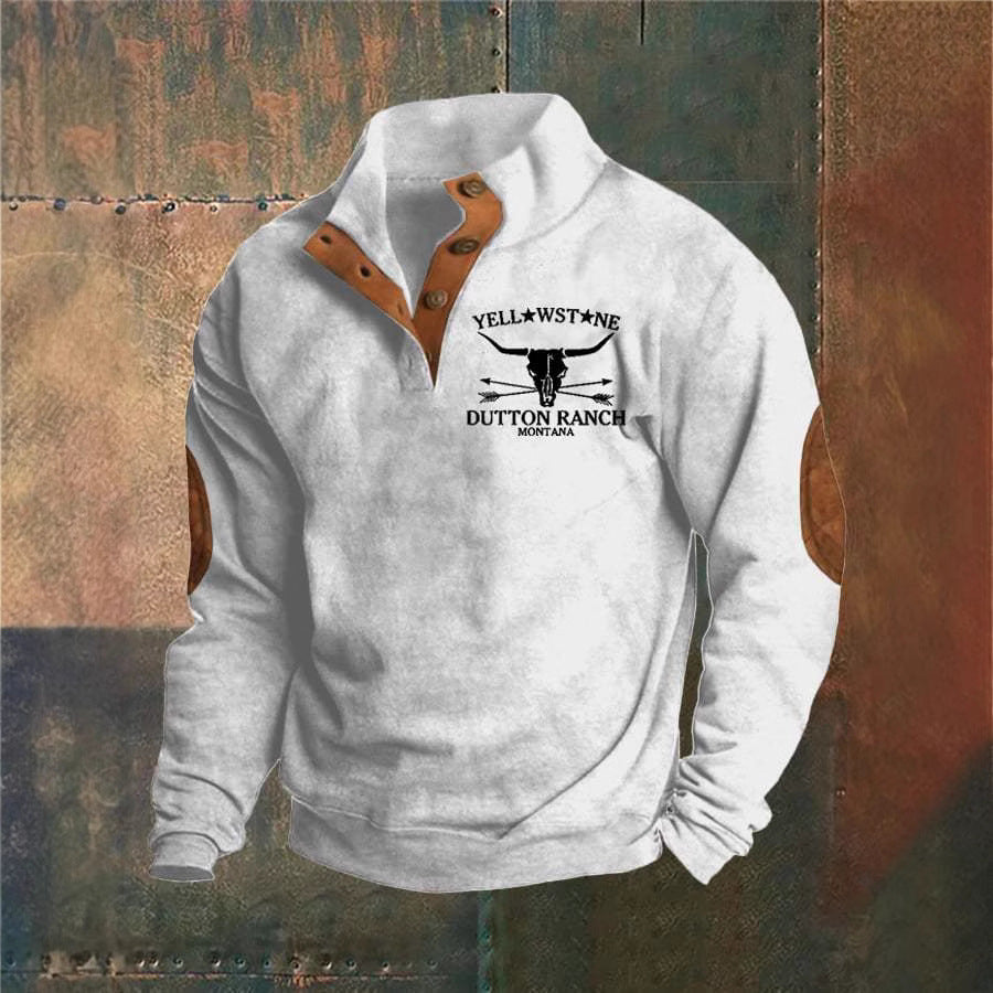 Buffalo | Maglione in pile casual con fodera termica