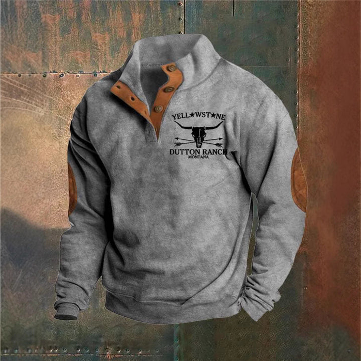 Buffalo | Maglione in pile casual con fodera termica