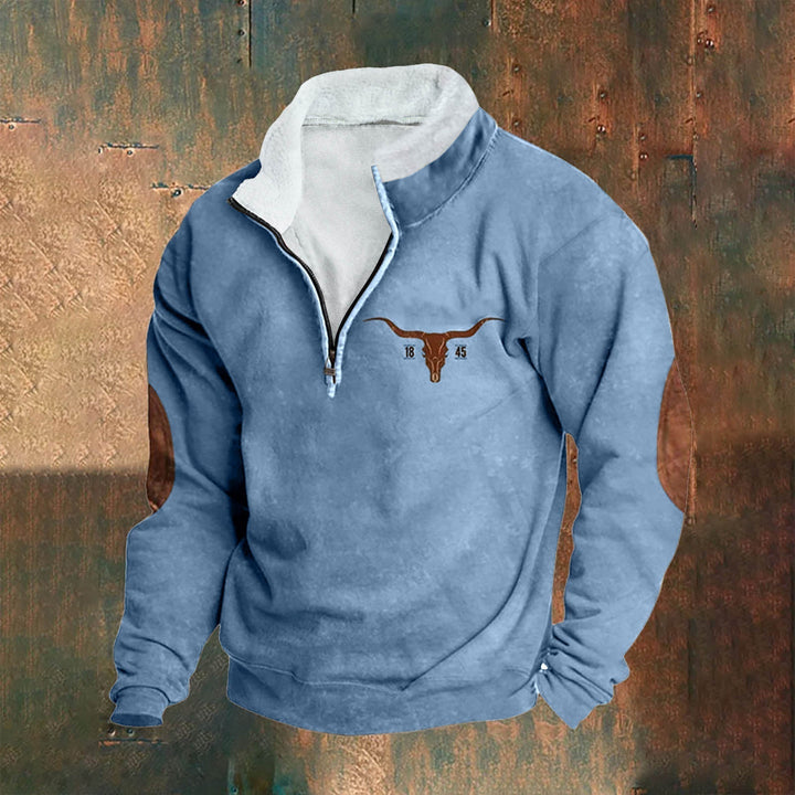 Buffalo | Maglione in pile informale con fodera termica