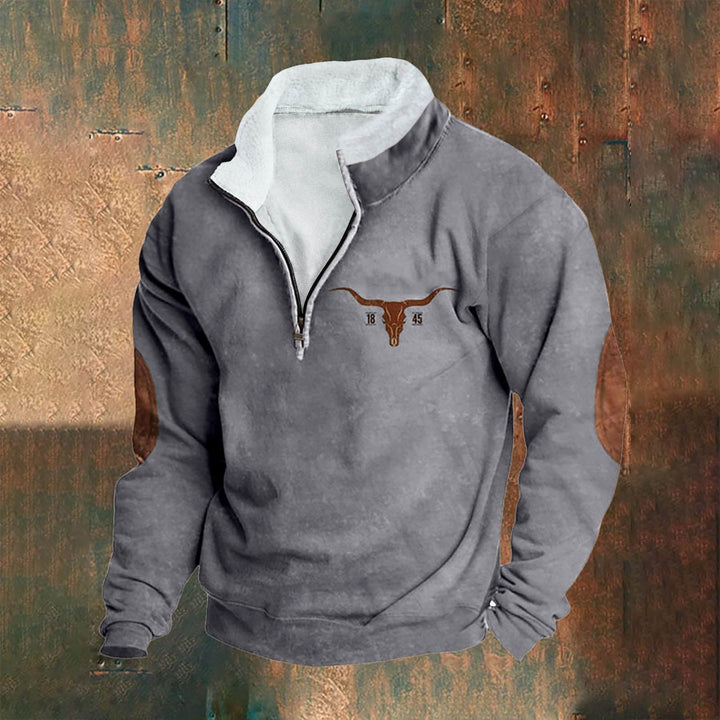 Buffalo | Maglione in pile informale con fodera termica