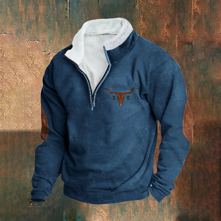 Buffalo | Maglione in pile informale con fodera termica