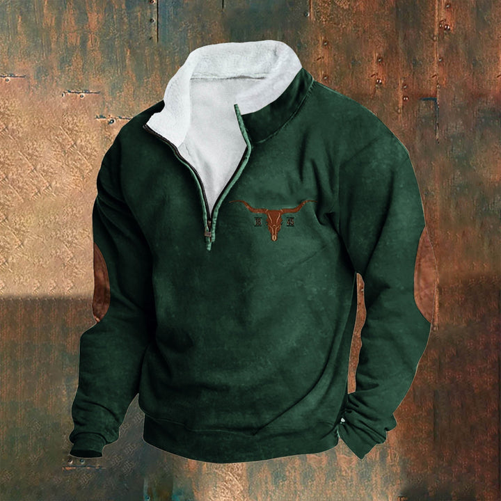 Buffalo | Maglione in pile informale con fodera termica