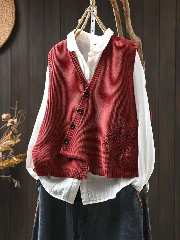 THE ELOWYN | GILET IN MAGLIA