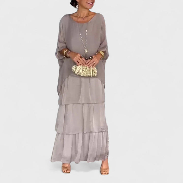 Nora | Elegante abito casual boho in chiffon