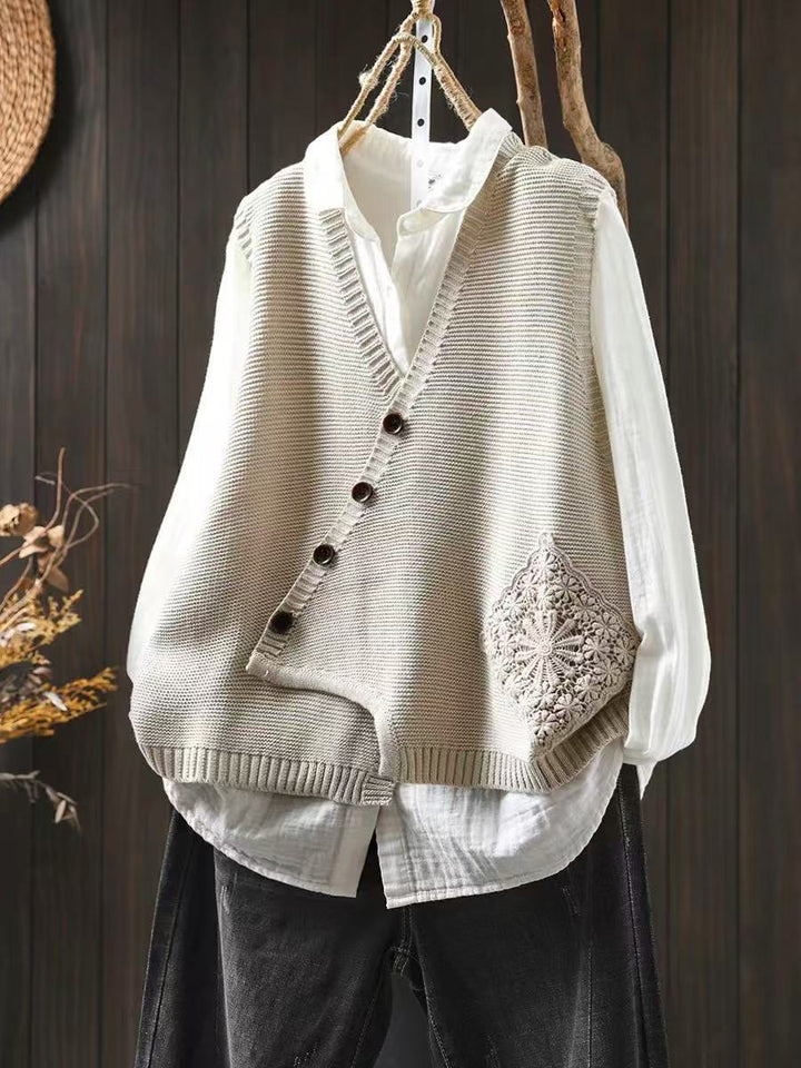 THE ELOWYN | GILET IN MAGLIA