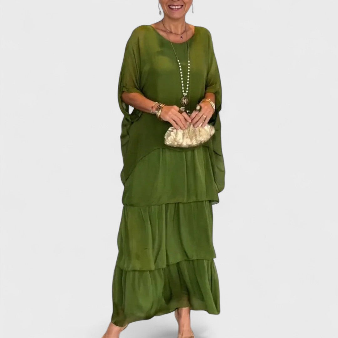 Nora | Elegante abito casual boho in chiffon