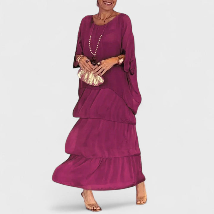 Nora | Elegante abito casual boho in chiffon