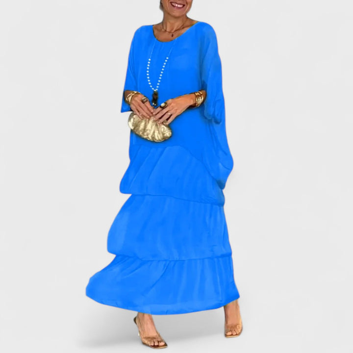 Nora | Elegante abito casual boho in chiffon
