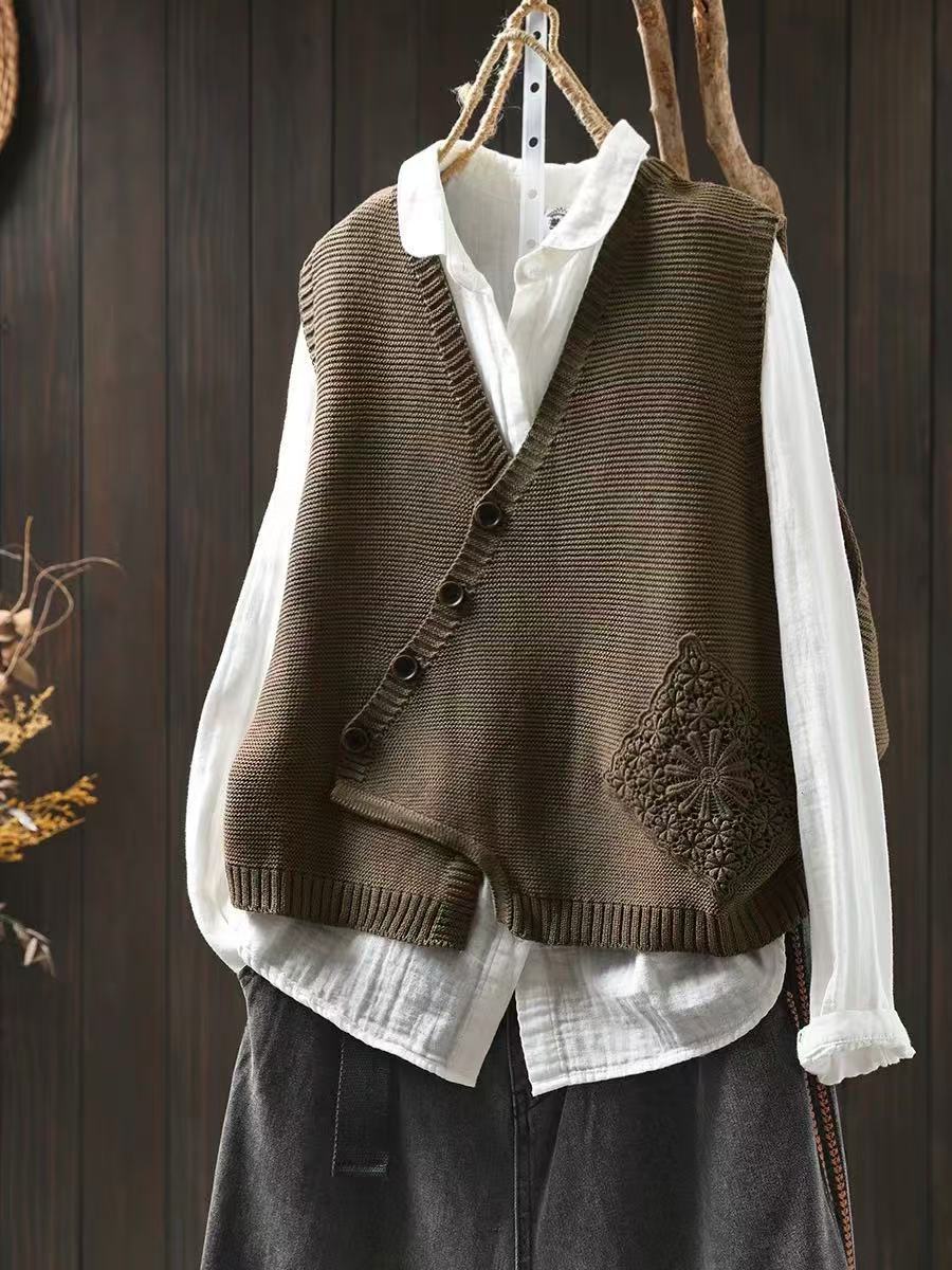 THE ELOWYN | GILET IN MAGLIA