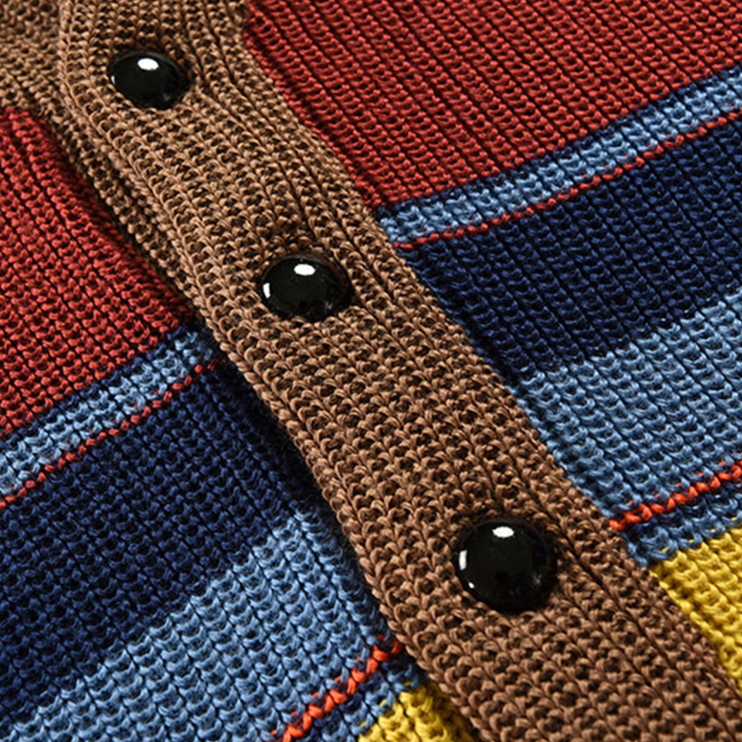 Brayden™ - Maglione Classico a Blocchi di Colore
