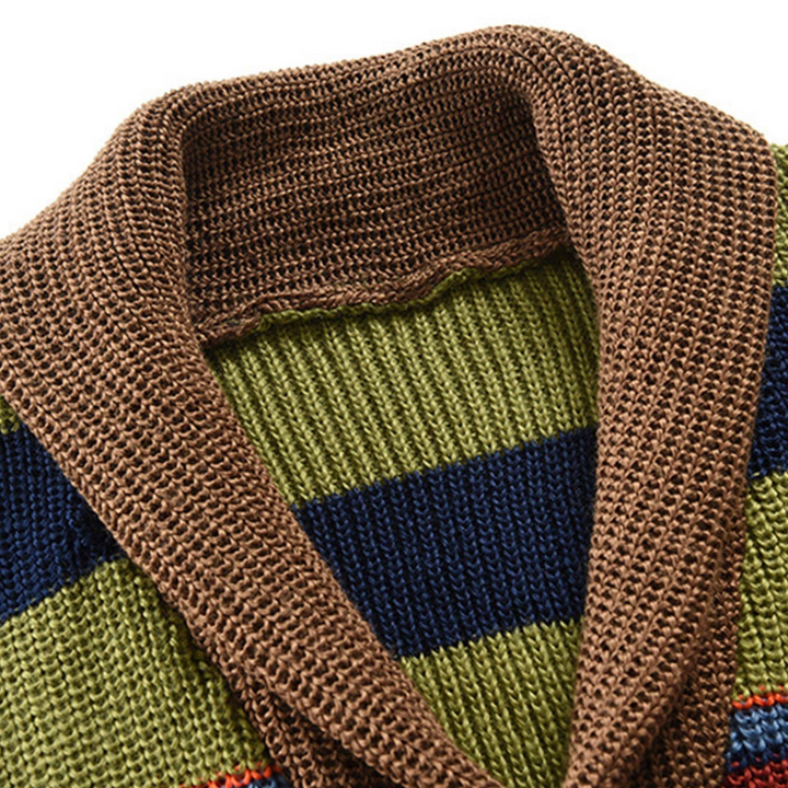 Brayden™ - Maglione Classico a Blocchi di Colore