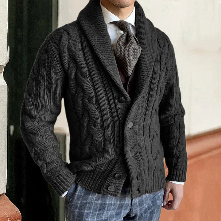 Charles | Il Cardigan Classico a Maglia