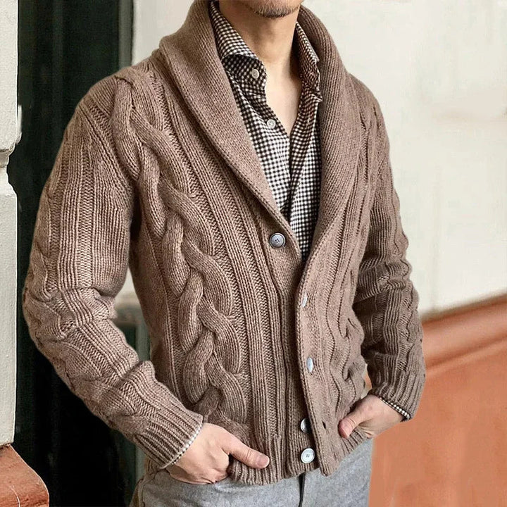 Charles | Il Cardigan Classico a Maglia