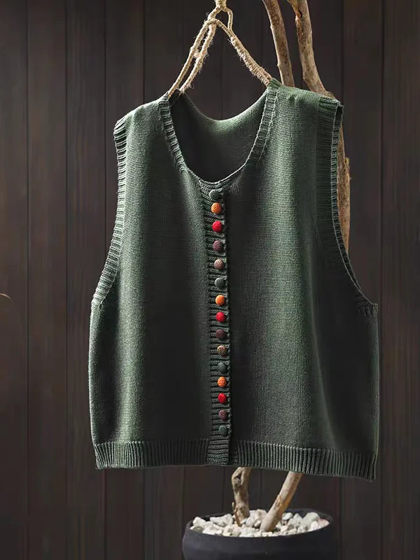 LA ROSALIE | GILET IN MAGLIA