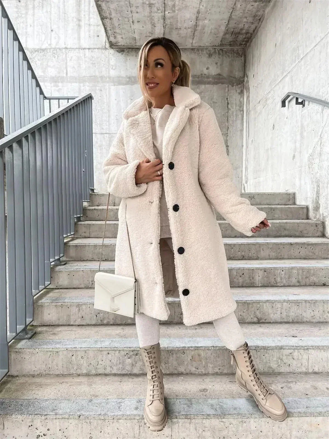 Monica | Cappotto Teddy Elegante