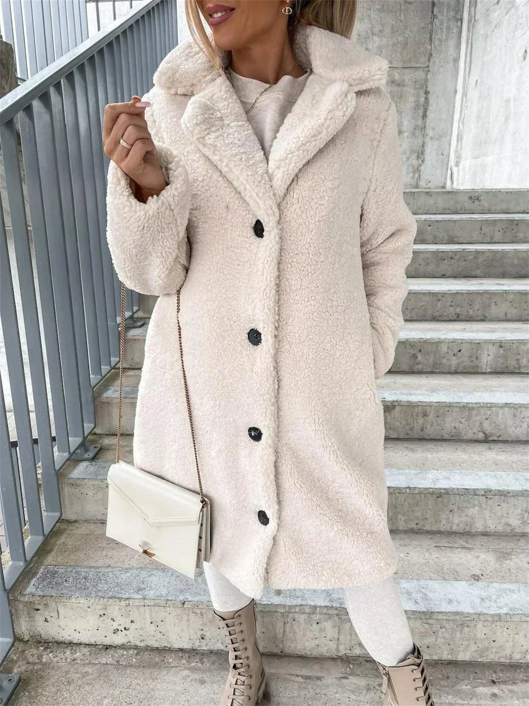 Monica | Cappotto Teddy Elegante