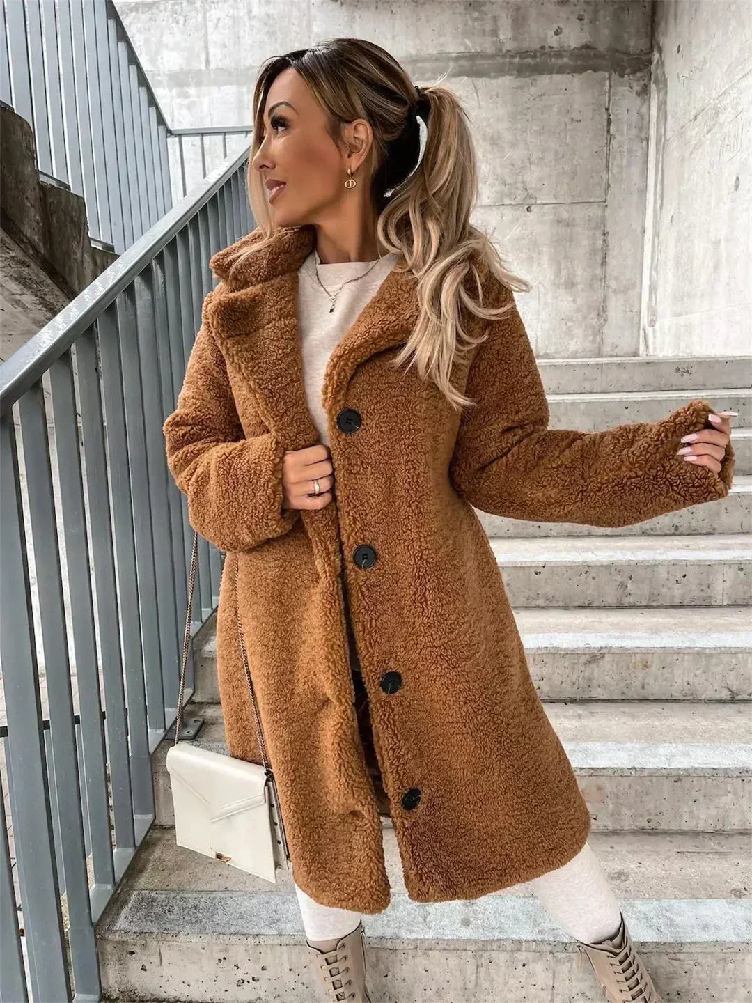 Monica | Cappotto Teddy Elegante