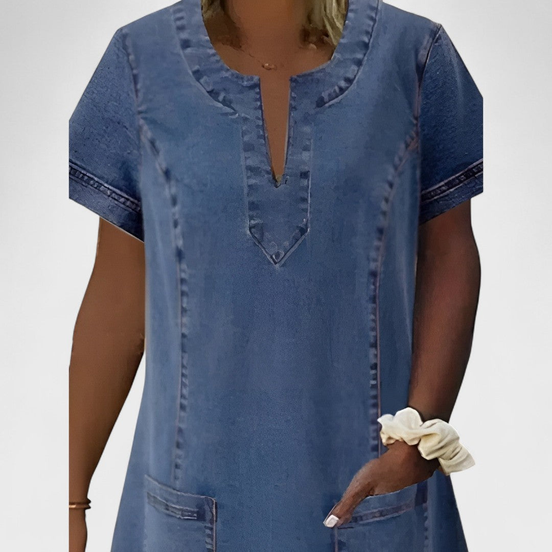 Julia| Abito in denim con tasche