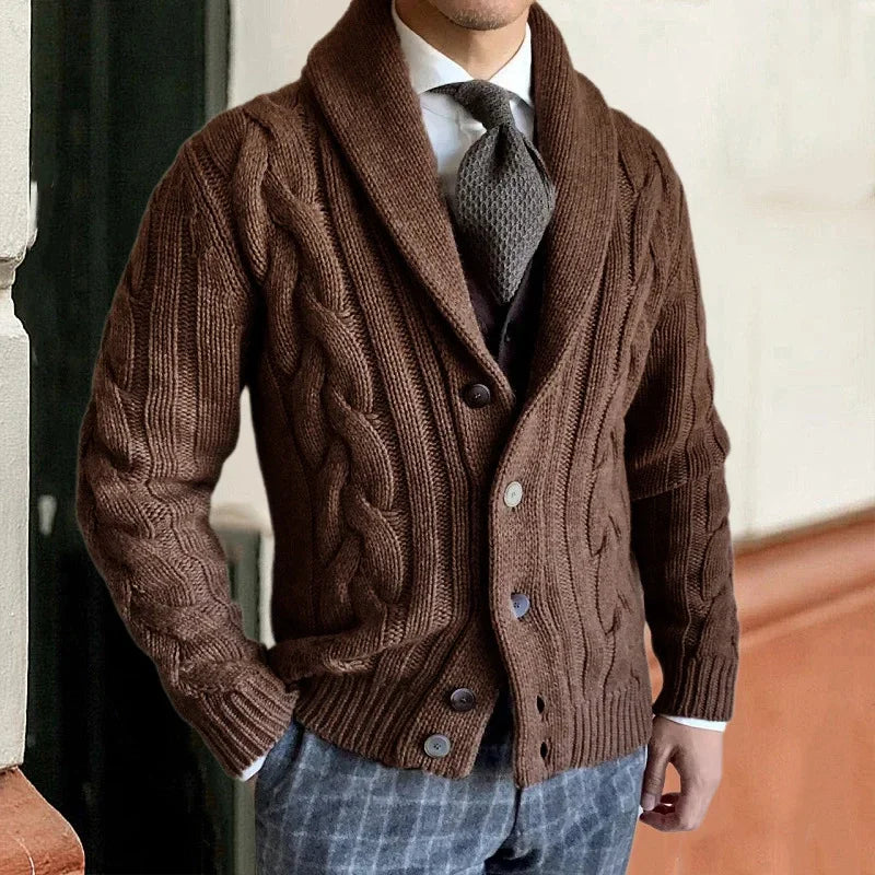 Charles | Il Cardigan Classico a Maglia