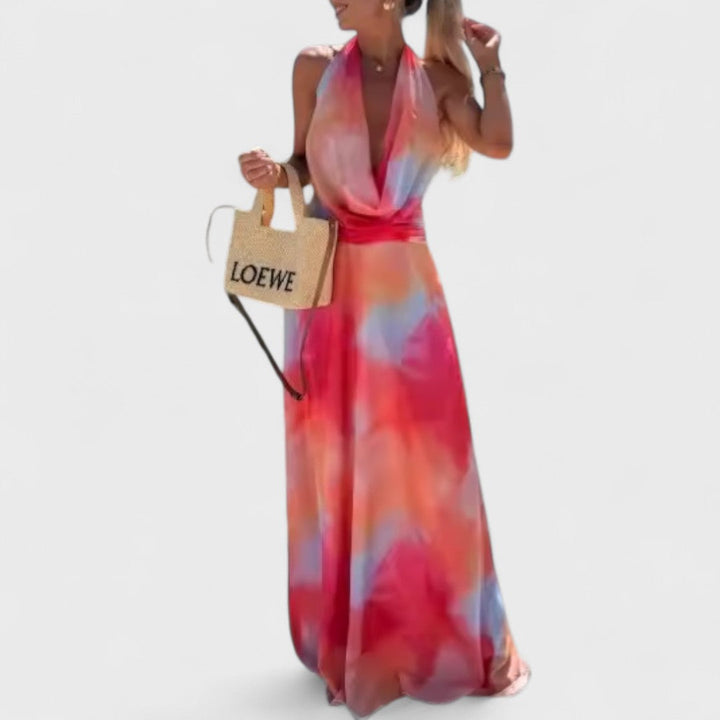 Riviera | Abito halter luminoso per l’estate