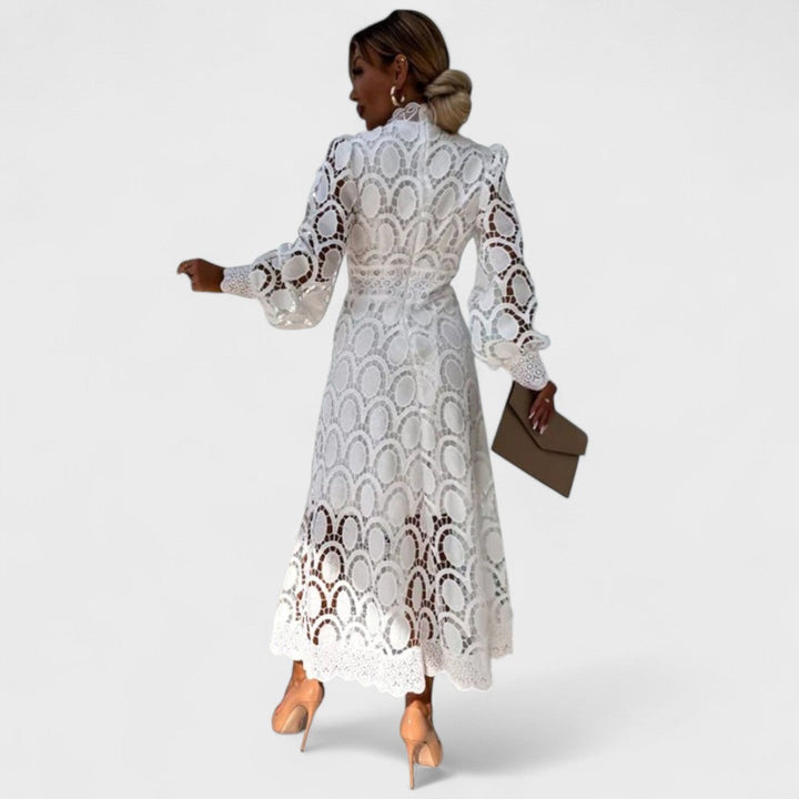 Élise | Abito in pizzo brillante e femminile