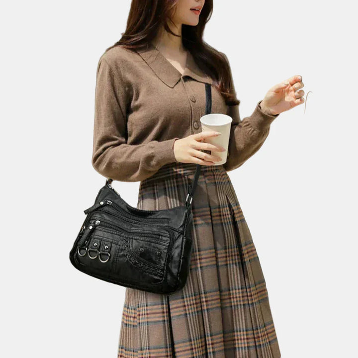 Ida | Borsa a Spalla Trendy con Dettagli