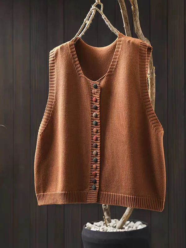 LA ROSALIE | GILET IN MAGLIA
