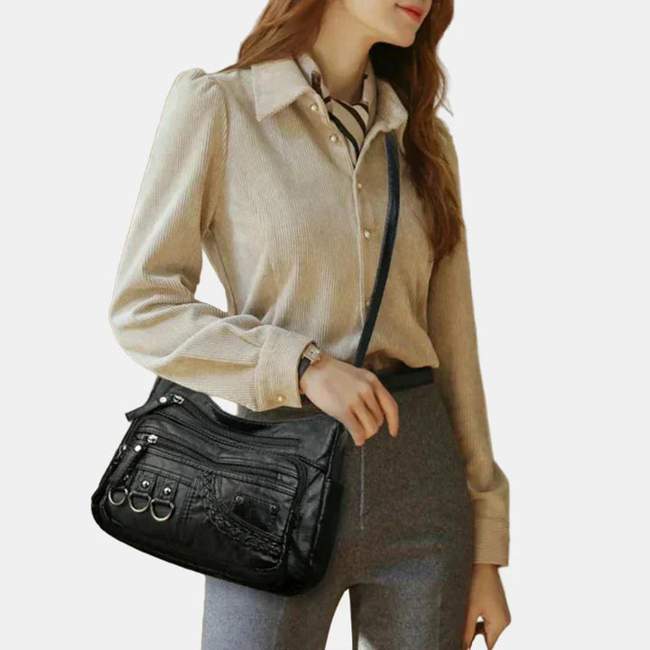 Ida | Borsa a Spalla Trendy con Dettagli