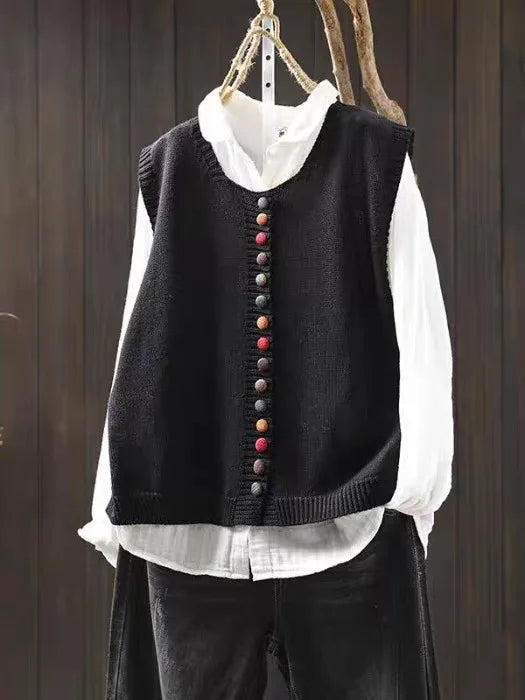 LA ROSALIE | GILET IN MAGLIA