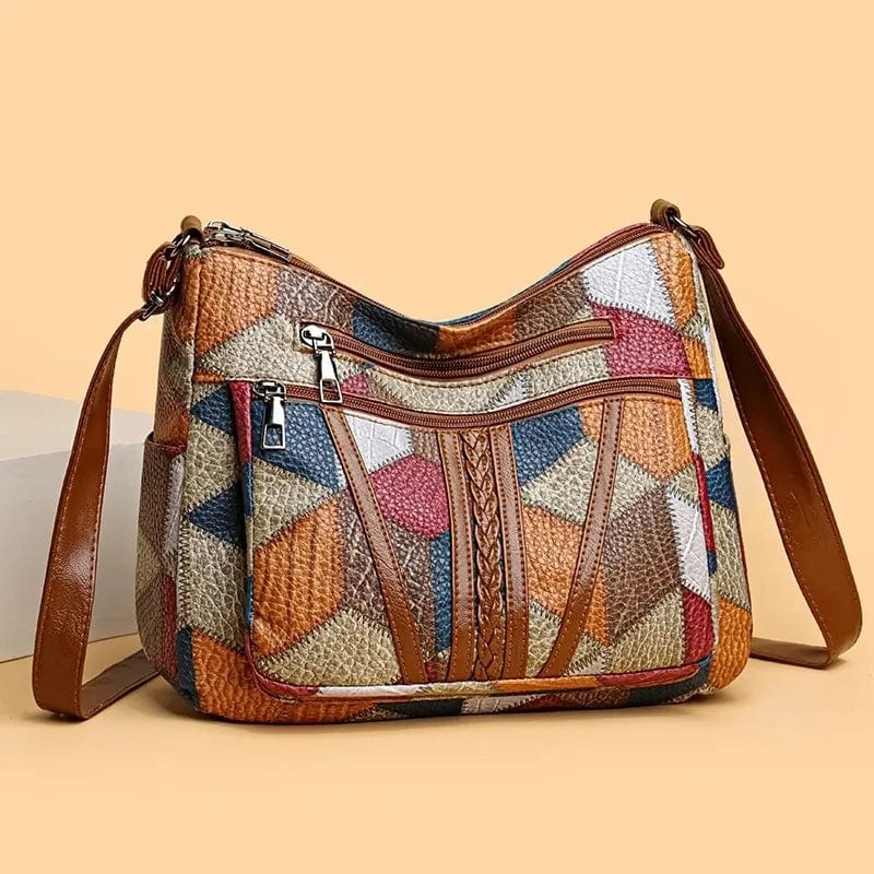 Felice | Borsa a Tracolla in Pelle Patchwork