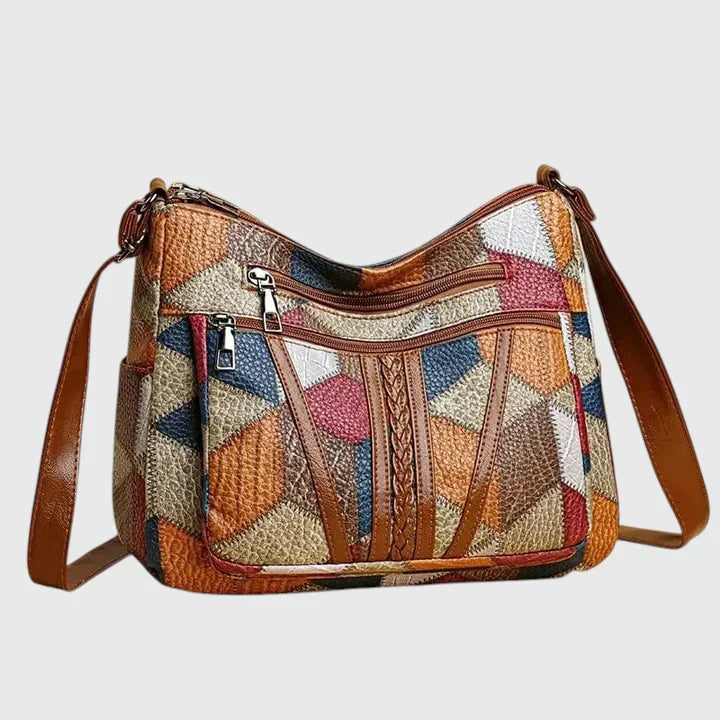 Maya | Borsa a Spalla Unica con Dettagli in Patchwork