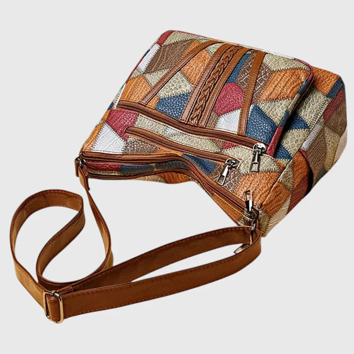 Maya | Borsa a Spalla Unica con Dettagli in Patchwork