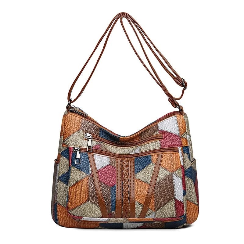 Felice | Borsa a Tracolla in Pelle Patchwork