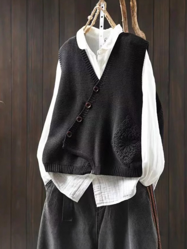 THE ELOWYN | GILET IN MAGLIA