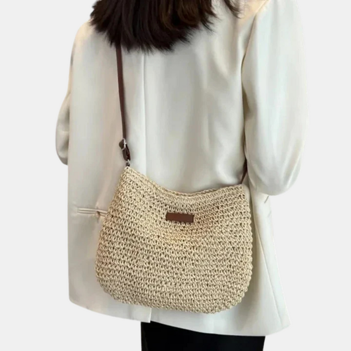 Selma | Borsa a Spalla Relax con Trama Naturale