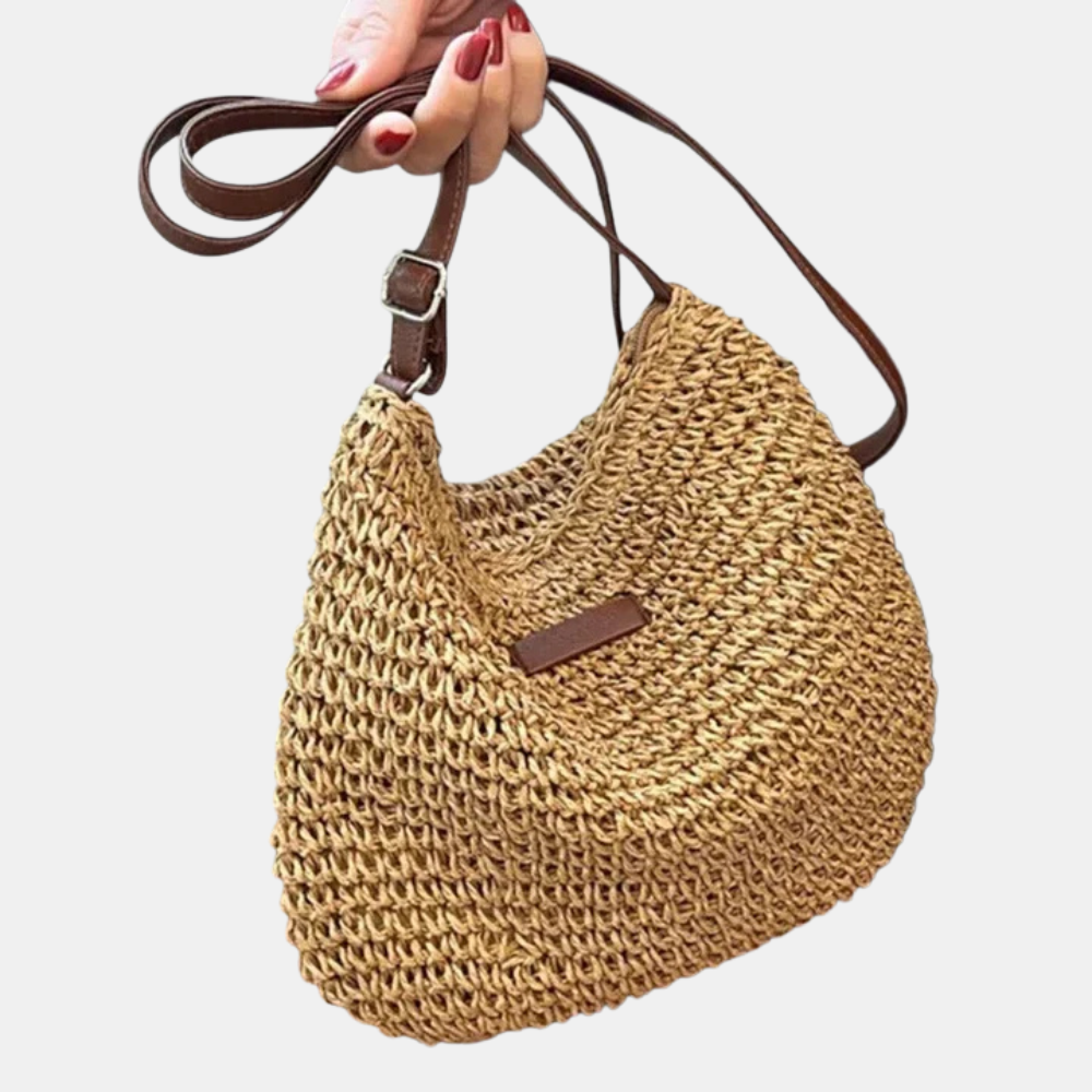 Selma | Borsa a Spalla Relax con Trama Naturale