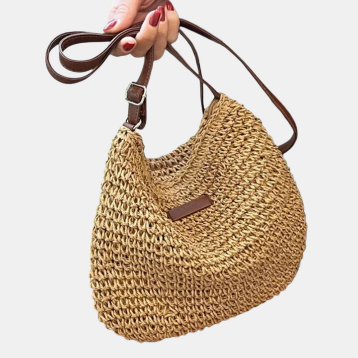 Selma | Borsa a Spalla Relax con Trama Naturale