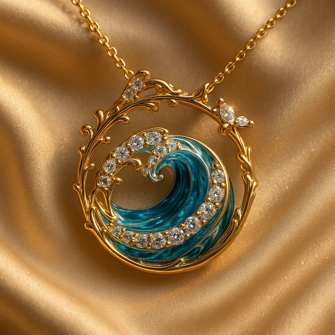 Collana Elegante dei Giuramenti del Mare – Sottolinea il tuo amore per l'oceano