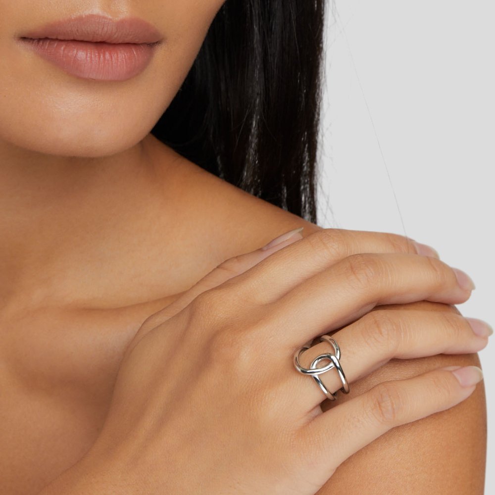 Anello Celeste in Argento Splendente