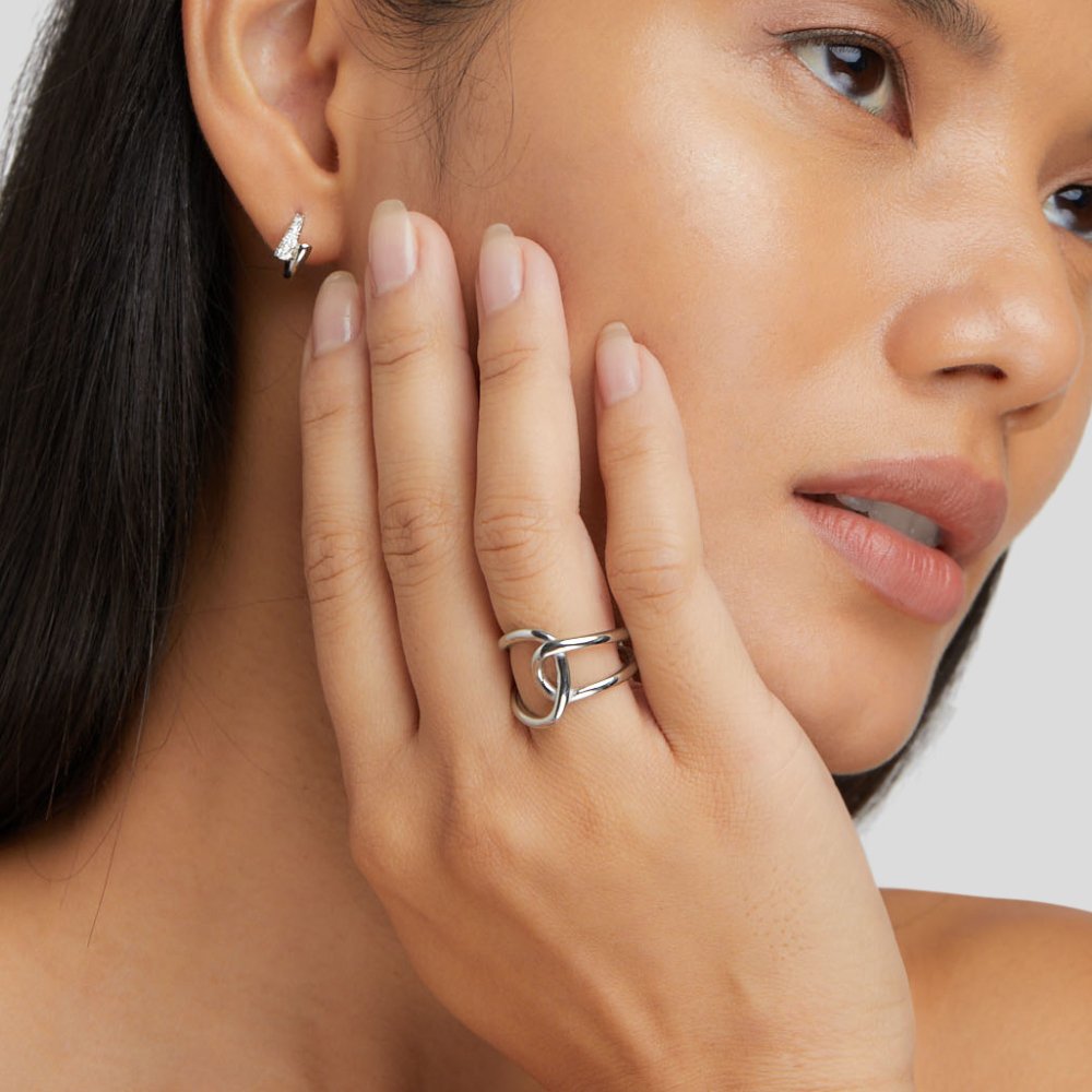 Anello Celeste in Argento Splendente